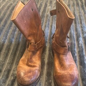 Frye Brown Ankle Boots
